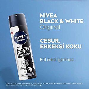 Nivea Men Black&White Power Deodorant Sprey 150 Ml - 5