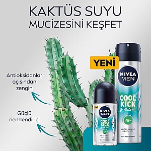 Nivea Men Cool Kick Fresh Roll-On 50 Ml - 2