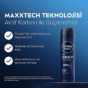 Nivea Men Deep Deodorant 150 Ml - 2