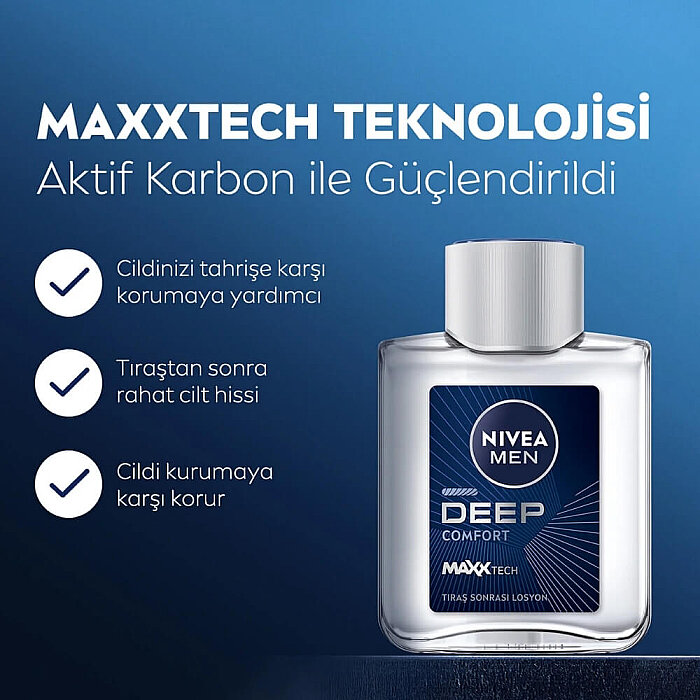 Nivea Men Deep Dimension Comfort Tıraş Sonrası Losyon 100 Ml - 4