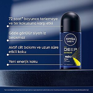 Nivea Men Erkek Roll-on Deodorant Deep Extreme 50 Ml - 2
