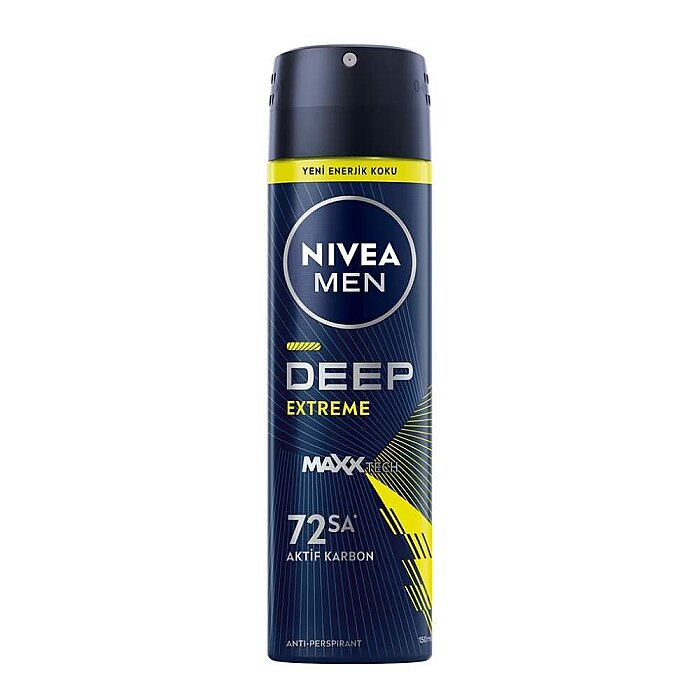 Nivea Men Erkek Sprey Deodorant Deep Extreme 150 Ml - 1