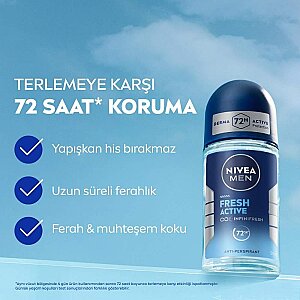 Nivea Men Fresh Active Roll-On 50 Ml - 2