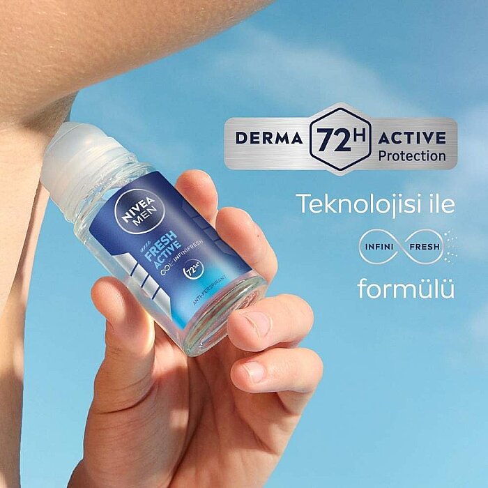 Nivea Men Fresh Active Roll-On 50 Ml - 5