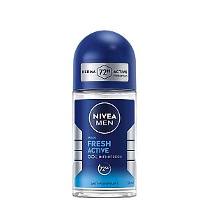 Nivea Men Fresh Active Roll-On 50 Ml - Nivea