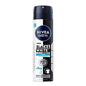 Nivea Men Invisible Black&White Fresh Deodorant 150 Ml - Nivea