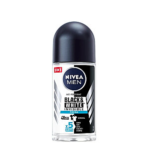 Nivea Men Invisible Black&White Fresh Roll-On 50 Ml - Nivea
