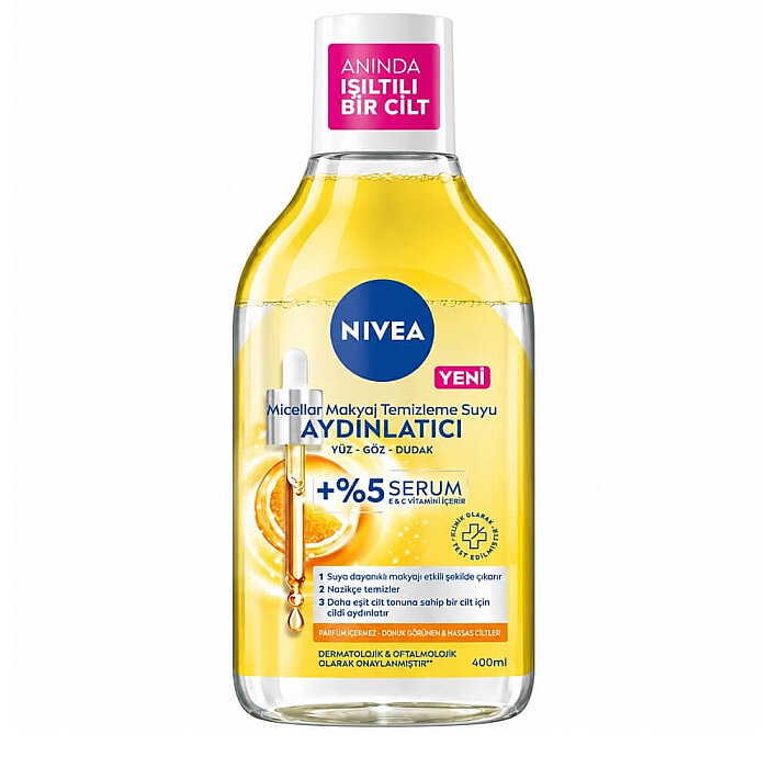Nivea Micellar Brightening Makyaj Temizleme Suyu 400 Ml - 1