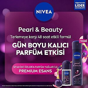 Nivea Pearl&Beauty Black Kadın Roll-On 50 Ml - 2