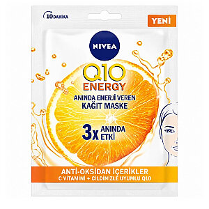 Nivea Q10 Energy Kağıt Yüz Maskesi - Nivea