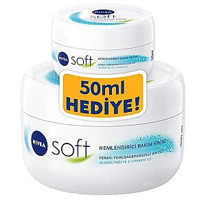 Nivea Soft Kavanoz Krem 300 Ml+50 Ml Set 