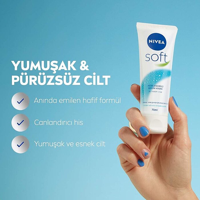 Nivea Soft Krem 75 Ml - 2
