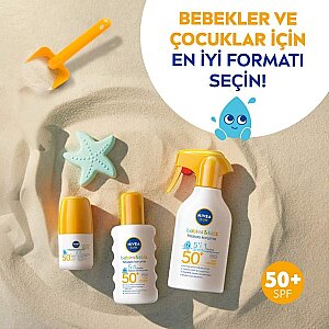 Nivea Sun Kids Hassas Koruma Güneş Koruyucu Roll-on SPF50 50 Ml - 5