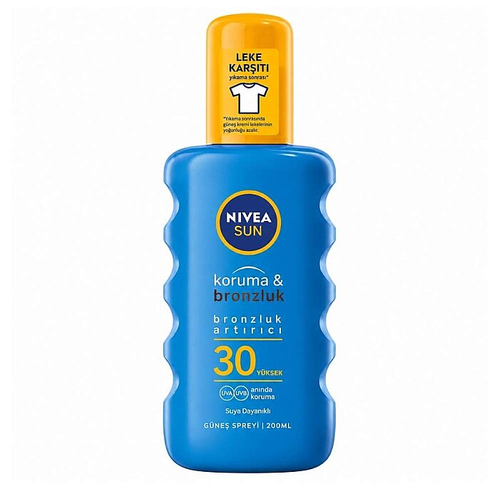 Nivea Sun Koruma&Bronzluk Arttırıcı Güneş Spreyi Spf30 200 Ml - 1