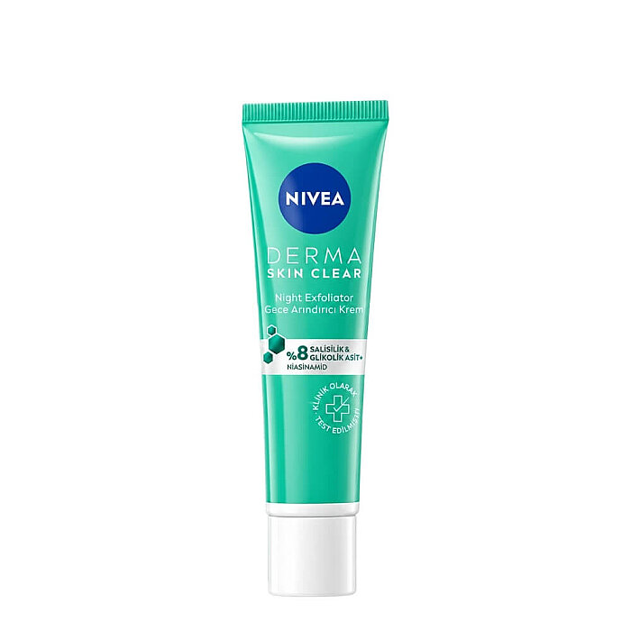 Nivea Visage Derma Clear Night Exfoliator Gece Kremi 40 Ml - 1