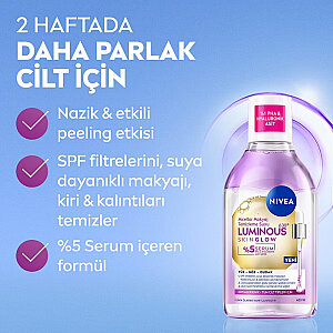 Nivea Visage Luminious630 Skin Glow Micellar Makyaj Temizleme Suyu 400 Ml - 4