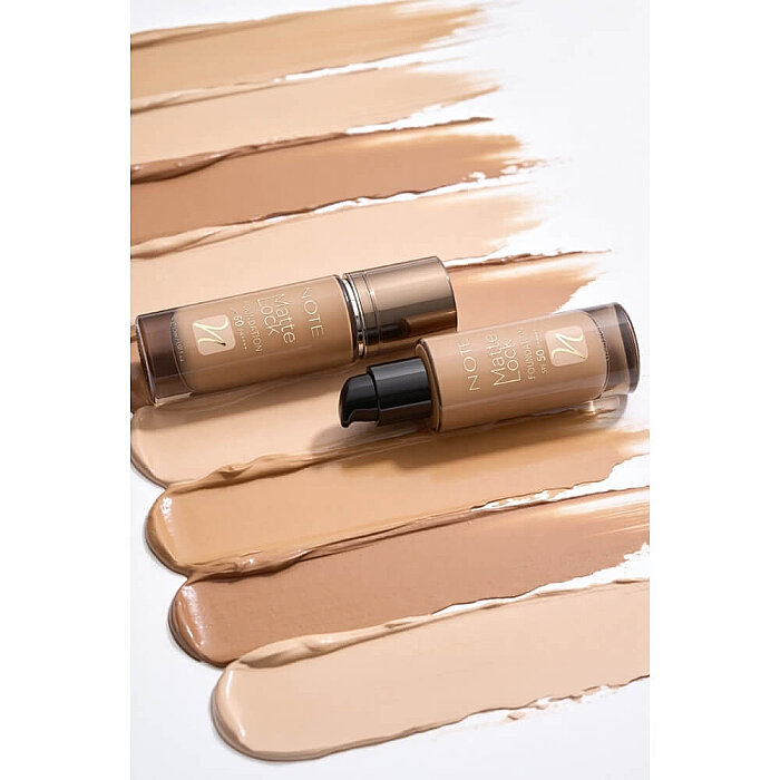 Note Matte Lock SPF50 Yoğun Kapatıcı Mat Bitişli Fondöten 110 - 6