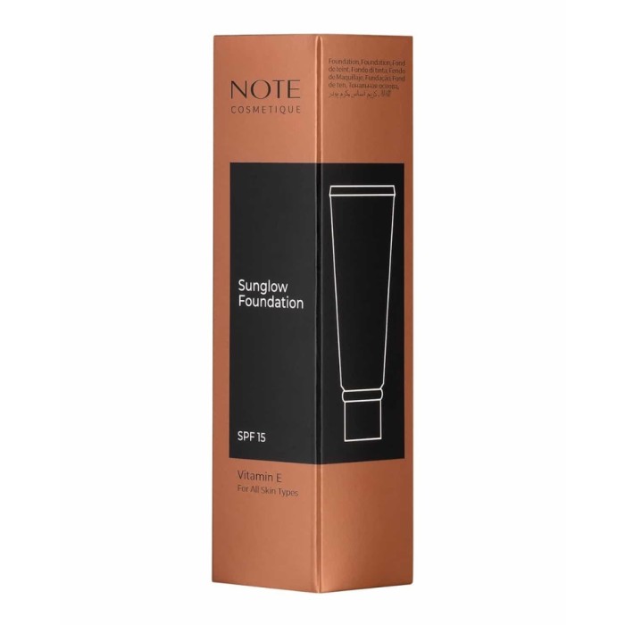 Note Foundation Sun Glow 20 30 Ml - 3