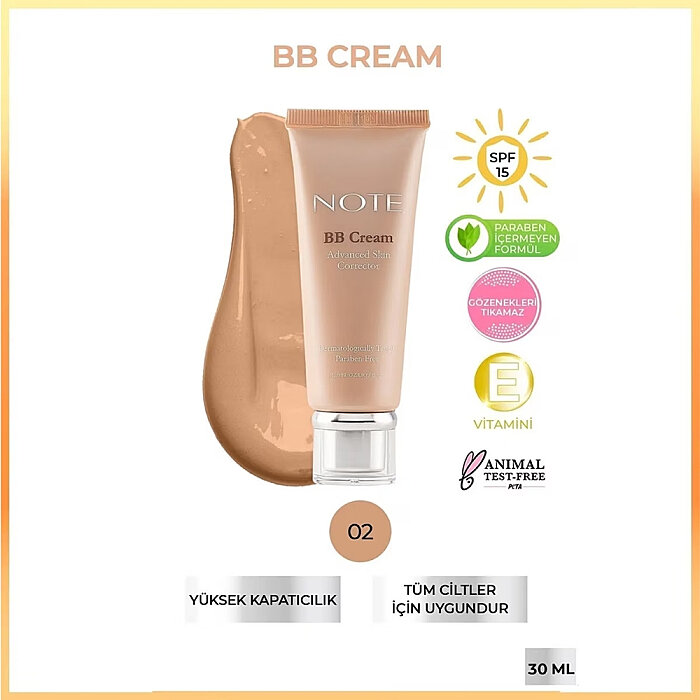 Note Moisturizer BB Cream 02 - 3