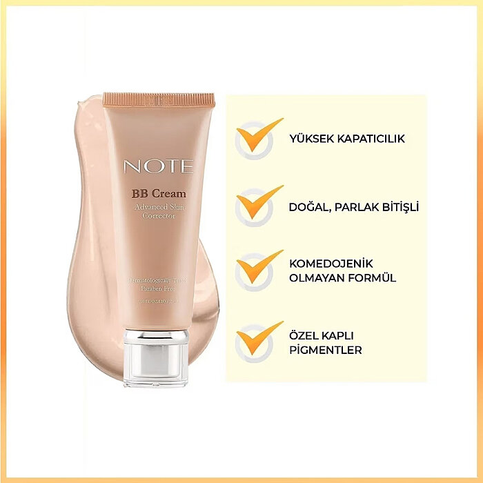 Note Moisturizer BB Cream Light Shades 100 - 4