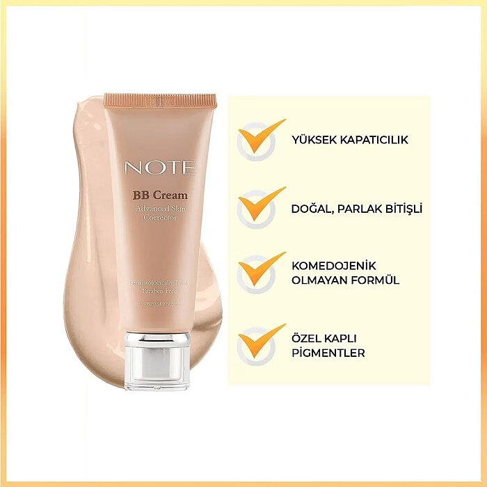 Note Moisturizer BB Cream Light Shades 300 - 4