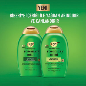 OGX Rosemary Mint Şampuan 385 Ml - 7