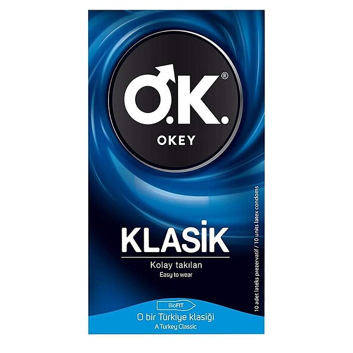 Okey Klasik Prezervatif 10'lu - 1