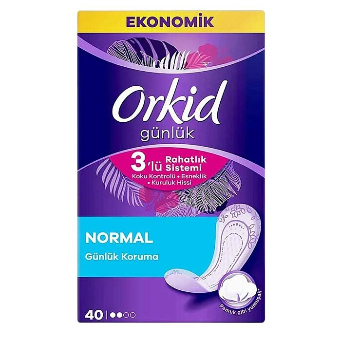 Orkid Günlük Ped Normal Ekonomik Paket 40'lı - 1