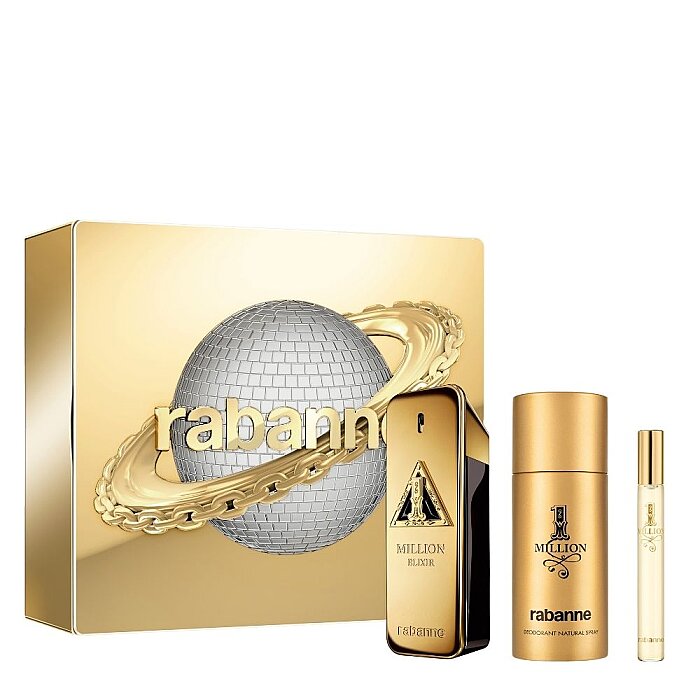 Paco Rabanne 1 Million Elixir Erkek Parfüm Edp 100 Ml + Deodorant 150 Ml + Edp 10 Ml Set - 1