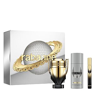 Paco Rabanne Invictus Gold Elixir Erkek Parfüm Edt 100 Ml + Deodorant 150 Ml + Edt 10 Ml Set - Paco Rabanne