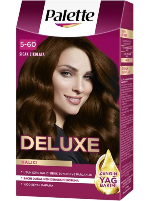 Palette Deluxe Set Saç Boyası 5.60 Sıcak Çikolata - 1