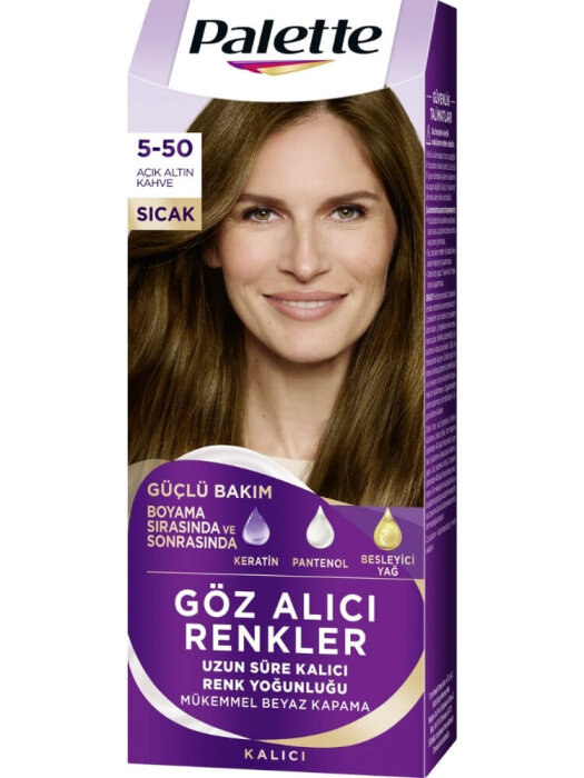 Palette Göz Alıcı Renkler Saç Boyası 5.50 - 1