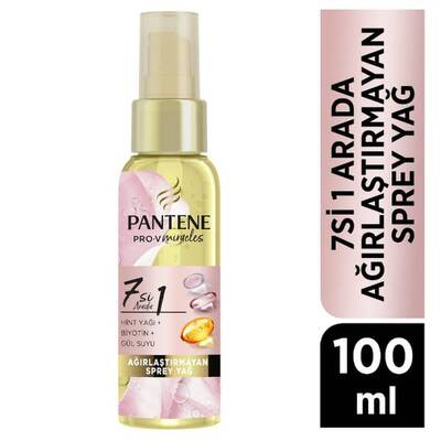 Pantene 7'si 1 Arada Ağırlaştırmayan Sprey Yağ 100 Ml - 1