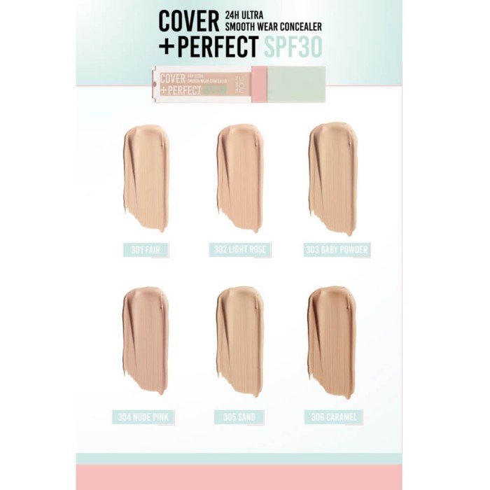 Pastel Cover+Perfect Concealar SPF30 Ultra Kapatıcı 306 Caramel - 5