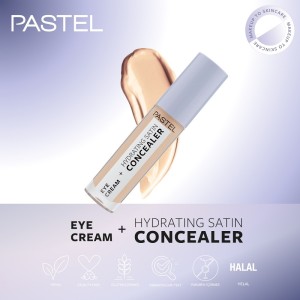 Pastel Eye Cream+Hydrating Satin Concealer 62 Ivory - 4