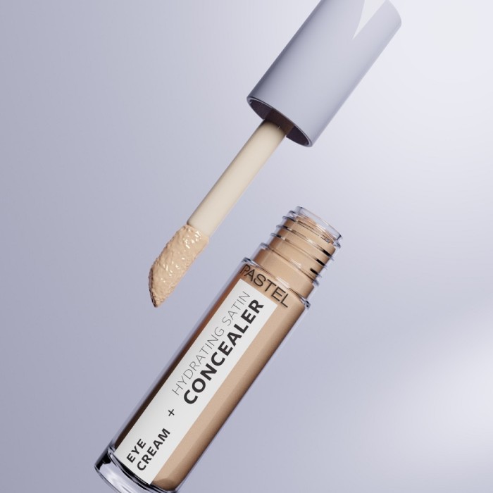 Pastel Eye Cream+Hydrating Satin Concealer 62 Ivory - 5