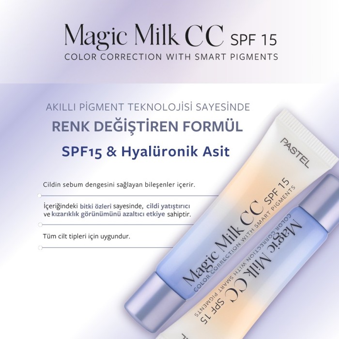 Pastel Magic Milk Cream Spf15 50 Light Medium - 7