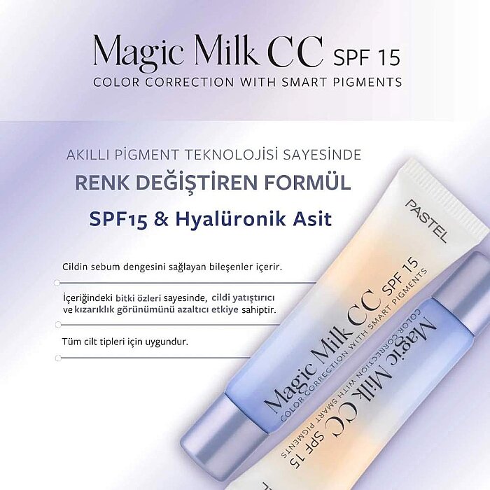 Pastel Magic Milk Cream Spf15 52 Ivory - 6