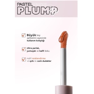 Pastel Plump Up Dolgunlaştıran Dudak Parlatıcısı 202 Loverdose + Lip To Cheek Tint Carmen - 5