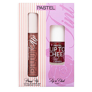 Pastel Plump Up Dolgunlaştıran Dudak Parlatıcısı 202 Loverdose + Lip To Cheek Tint Carmen - Pastel