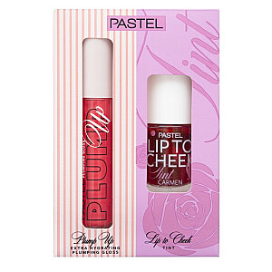 Pastel Plump Up Dolgunlaştıran Dudak Parlatıcısı 204 Spicy Sweet + Lip To Cheek Tint Carmen - Pastel