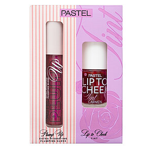 Pastel Plump Up Dolgunlaştıran Dudak Parlatıcısı 207 Mariposa + Lip To Cheek Tint Carmen - Pastel