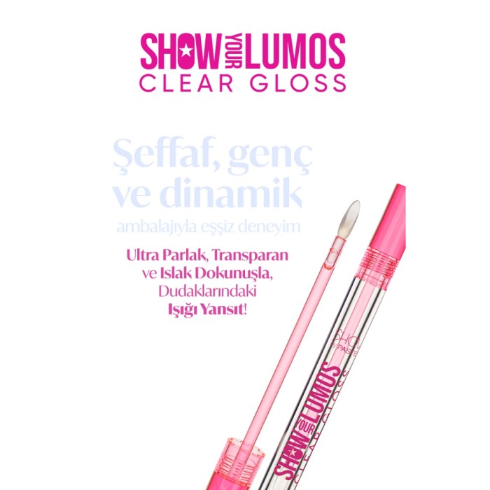 Pastel Show Your Lumos Dudak Parlatıcısı & Show Your Peace Transparan Kaş ve Kirpik Maskarası - 3