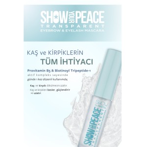 Pastel Show Your Lumos Dudak Parlatıcısı & Show Your Peace Transparan Kaş ve Kirpik Maskarası - 8