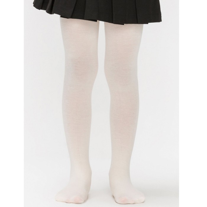 Penti Pretty Extra Cotton Çocuk Külotlu Çorap Beyaz - 1