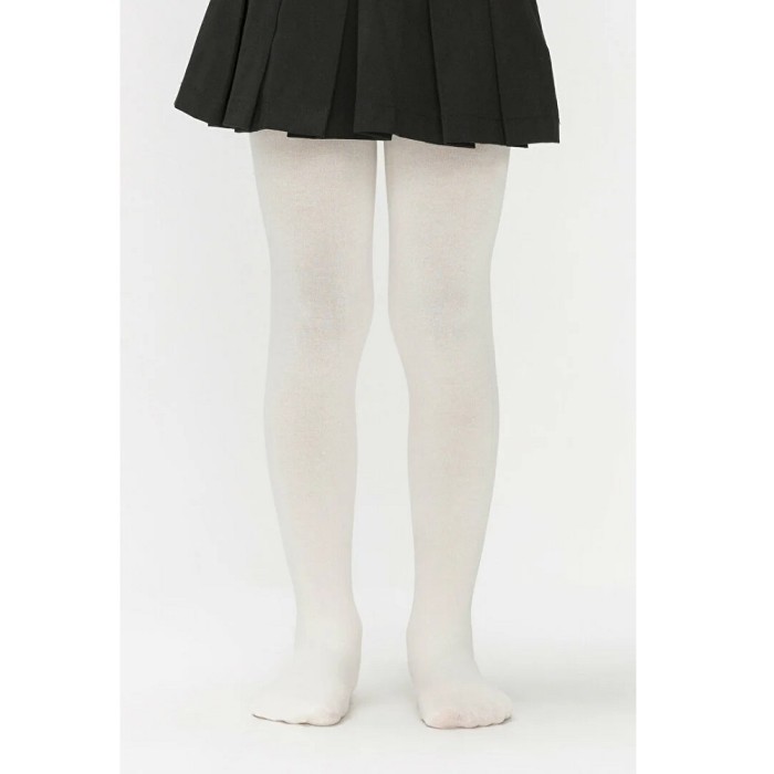 Penti Pretty Extra Cotton Çocuk Külotlu Çorap Vanilya - 1