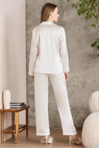 Pierre Cardin 1200 Bayan Pijama Takımı Ekru - 3