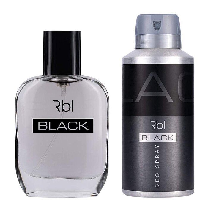 Rebul Black Erkek Parfüm Edt 50 Ml + Deodorant 150 Ml Set - 1