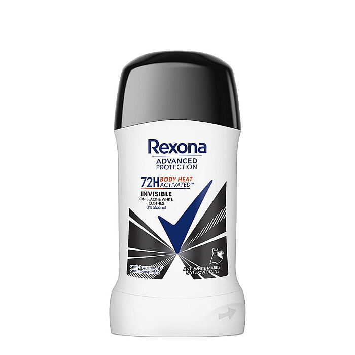 Rexona Invisible Black&White Kadın Deo Stick 50 Gr - 1