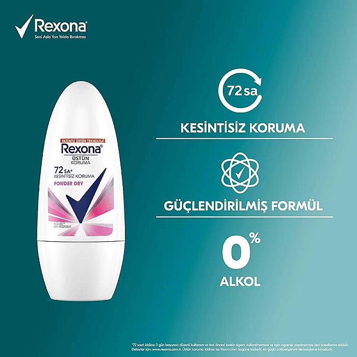 Rexona Women Powder Dry 72H Roll-On 50 Ml - 4
